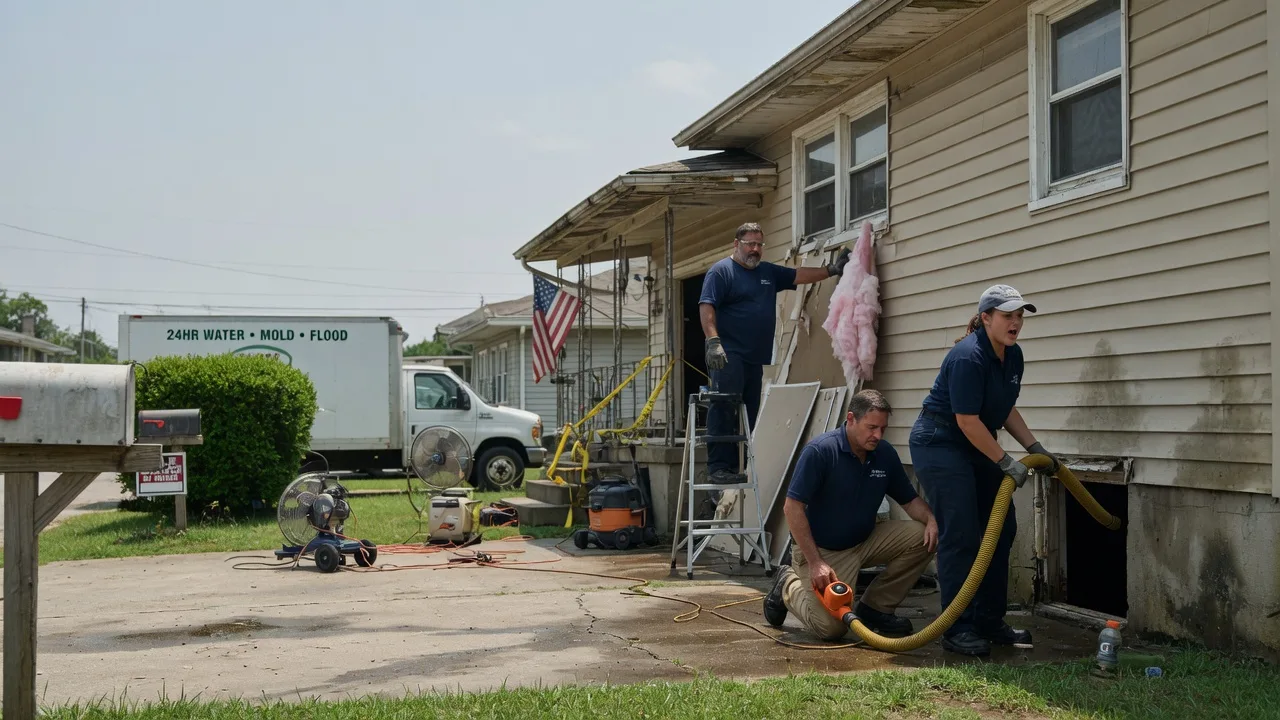 Water Damage Repair in Shidler, OK near me